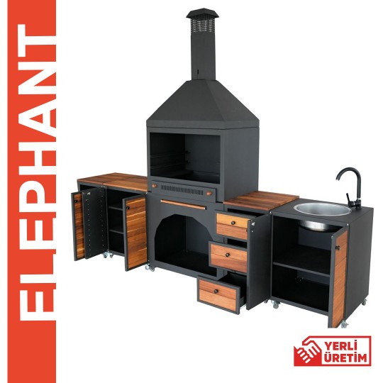 Elephant Tezgahlı Bahçe Barbekü